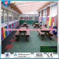 Waterproof Indoor Rubber Flooring Tiles Square Rubber Floor Tile Playground Rubber Flooring